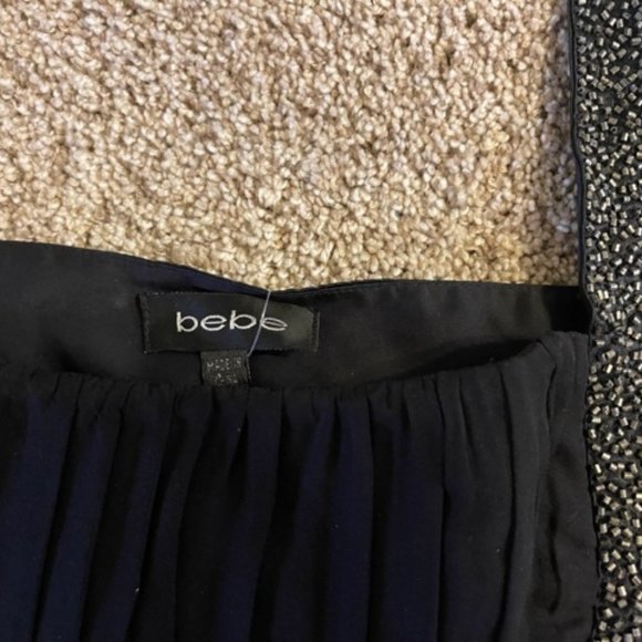 Black Gathered Bodice top - Picture 6 of 7